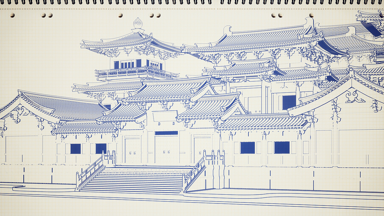 仿唐寺院设计（图ZMTgxMDMxNjc2） - 建筑/空间 - 站酷设计师风道人原创素材 - 站酷ZCOOL