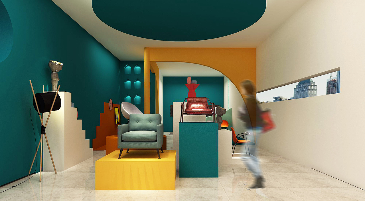 【商业空间设计】造作旗舰店