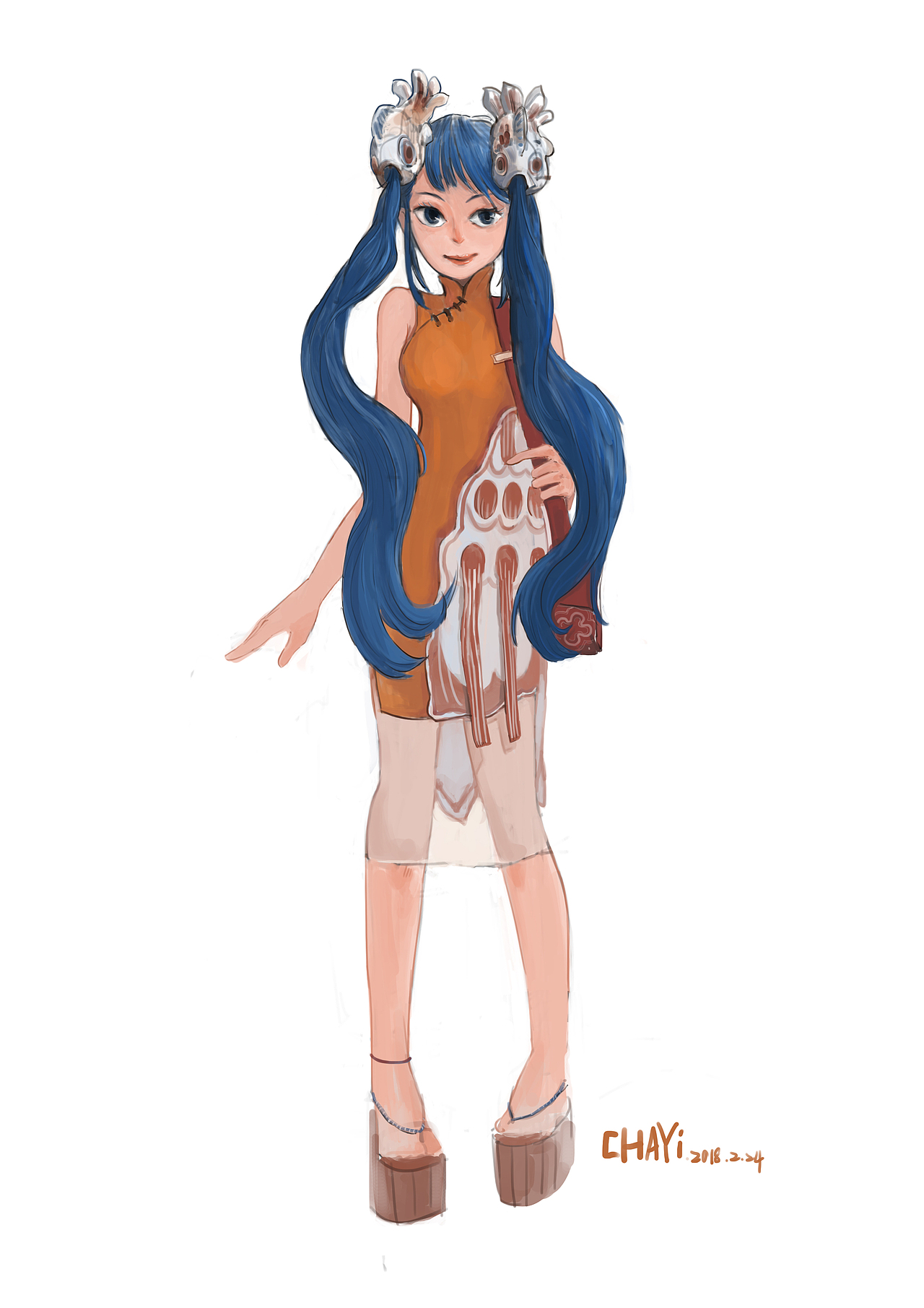 6—2位站酷推荐设计师推荐—原创作品插画创作习作茶一gg茶一gg2021年