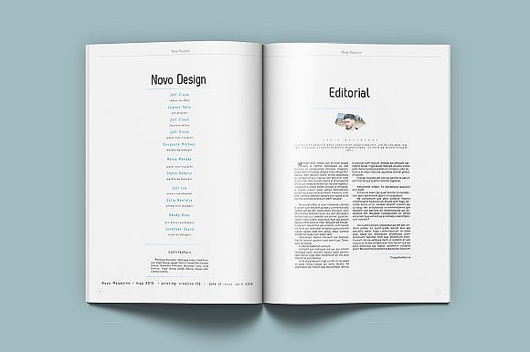 蓝色高端大气企业介绍画册模板