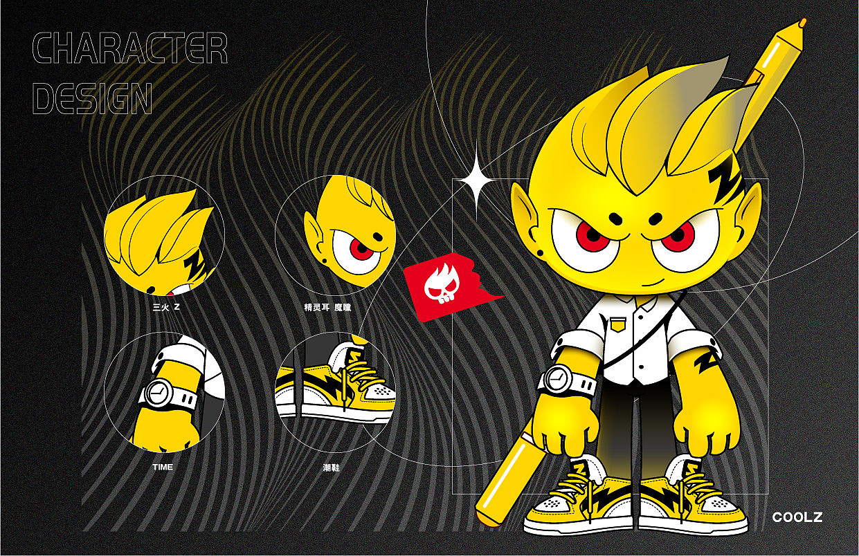 小Z共创计——COOLZ（图ZMjU5NDgxNzQ0） - IP形象 - 站酷设计师原野兔兔原创素材 - 站酷ZCOOL