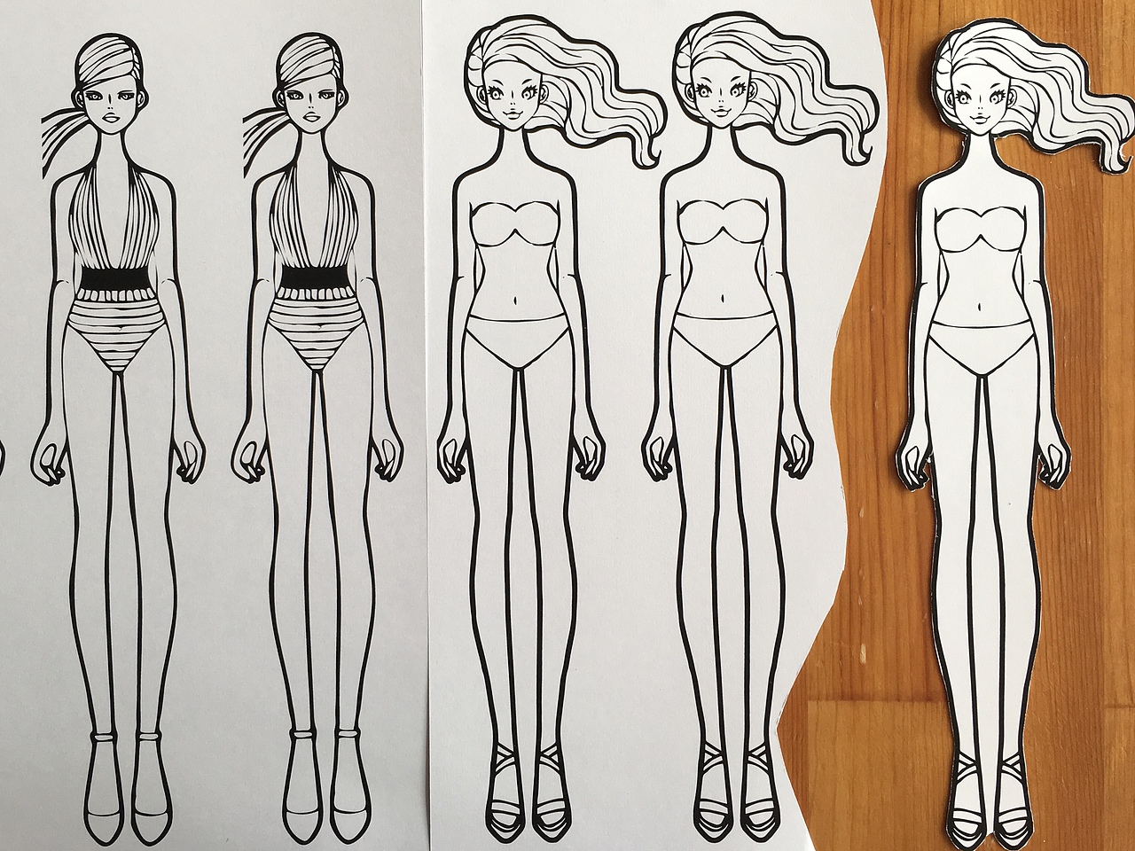 儿童设计类教学-服装设计-纸模混搭（图ZMTUwODA1OTg4） - 其他手工艺 - 站酷设计师boximeina原创素材 - 站酷ZCOOL