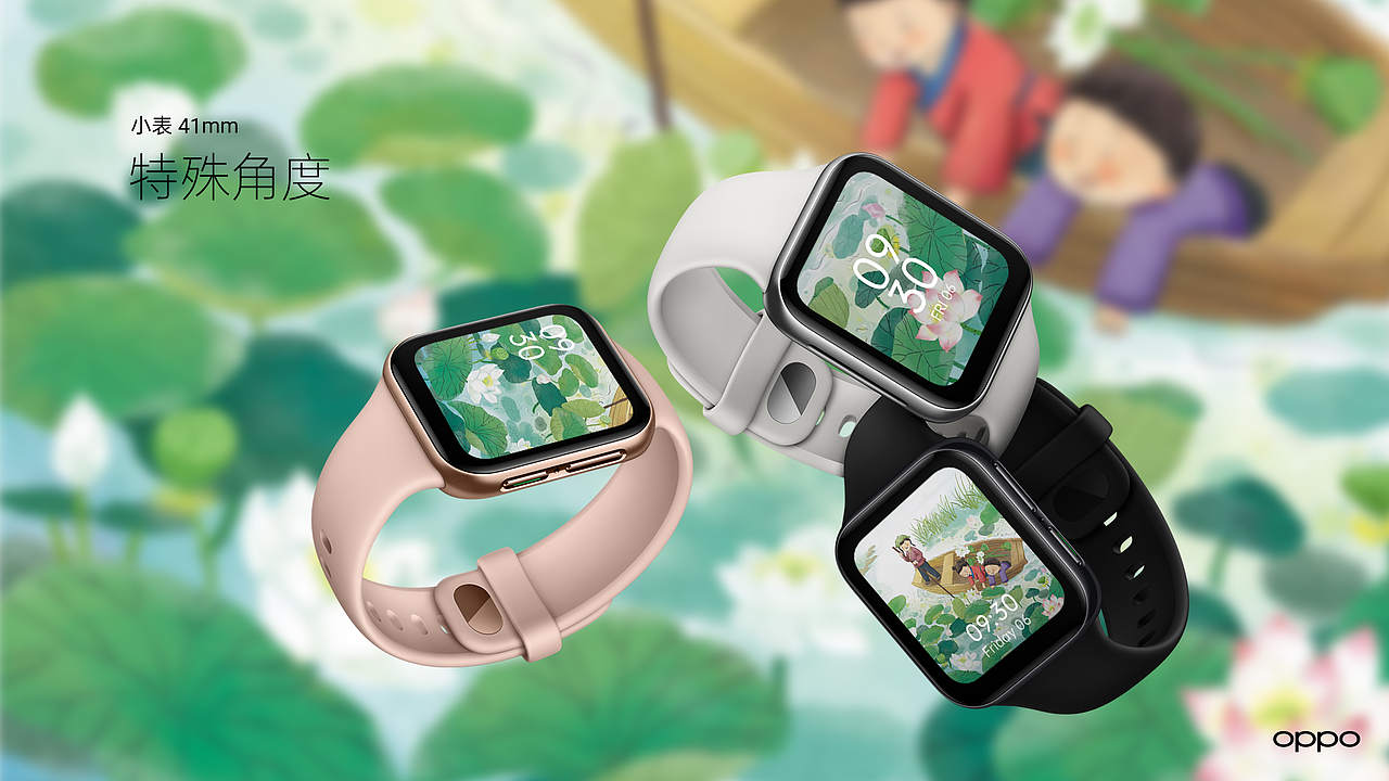 万物皆可盘 - OPPO Watch 表盘设计大赛-诗意系列主题（图ZMjAxODMxNjg4） - 主题/皮肤 - 站酷设计师沐橙子666原创素材 - 站酷ZCOOL