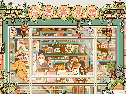 三甜的福气满满镇