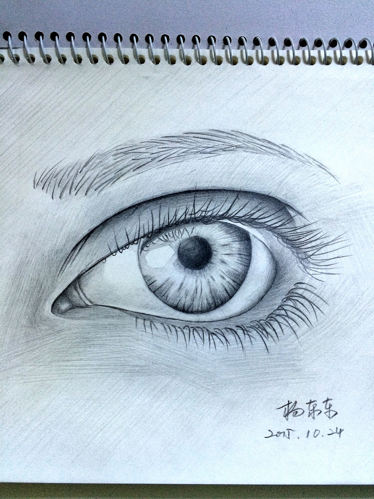 素描眼睛