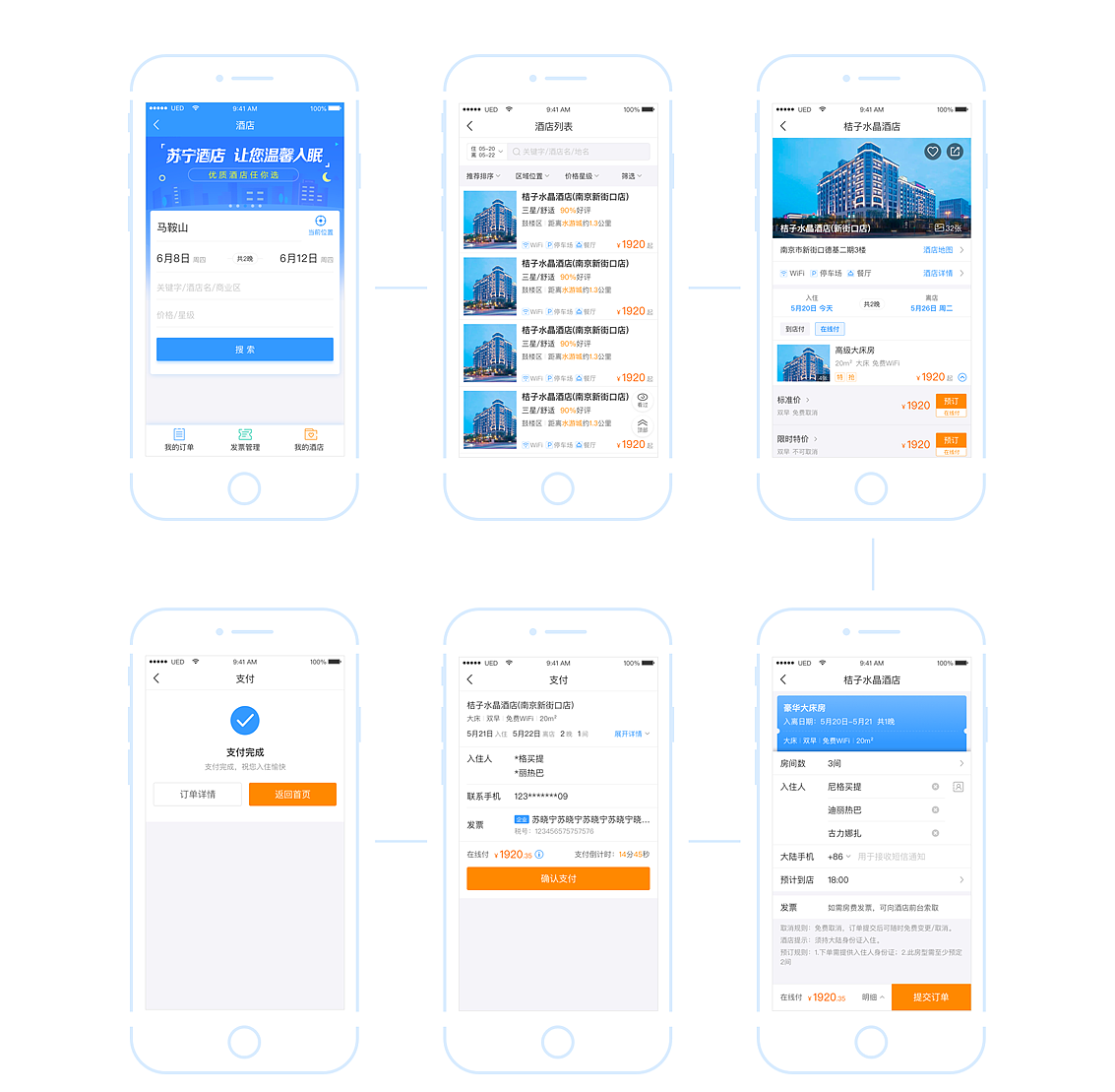 苏宁酒店移动端（图ZMTI1NDE5NzQ0） - APP界面 - 站酷设计师莫忘尘原创素材 - 站酷ZCOOL