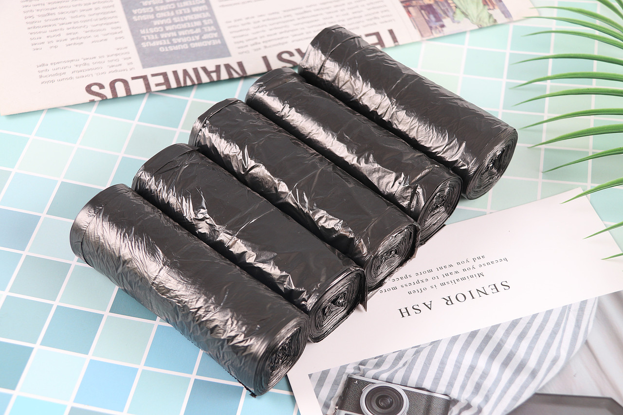 B03家务工具\C02-家务清洁用具\V13黑色平口垃圾袋