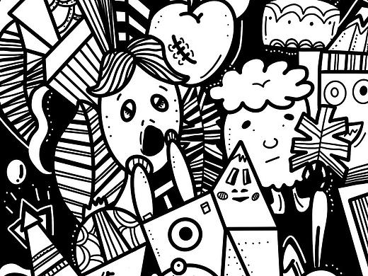 小涂鸦（个人主页-ZNDY4NzUwMDQ=） - 创作习作 - 站酷设计师小塌塌鼻儿原创素材 - 站酷ZCOOL