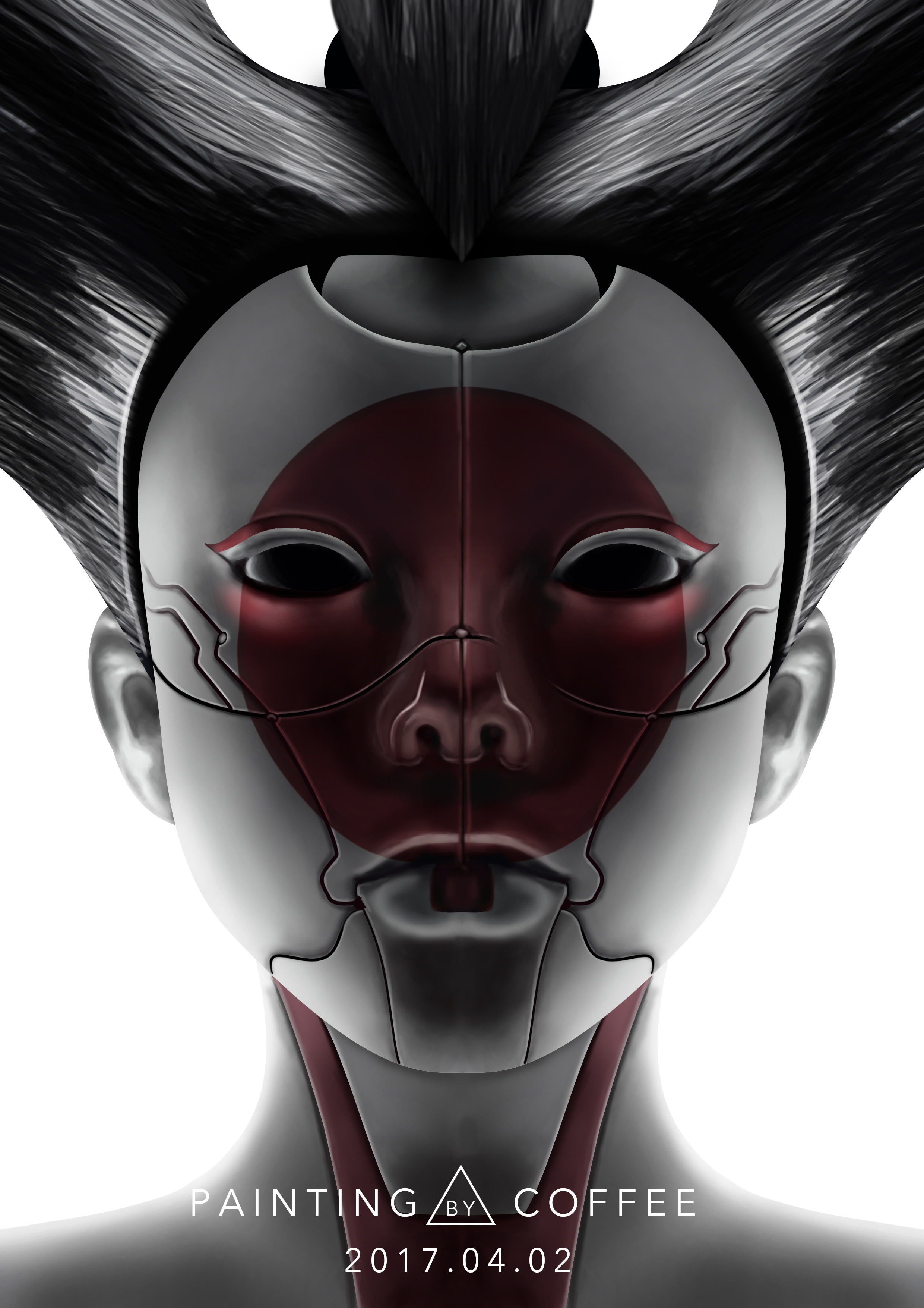 攻壳机动队-艺妓|插画|创作习作|mr_coffee - 原创作品 - 站酷 (zcool