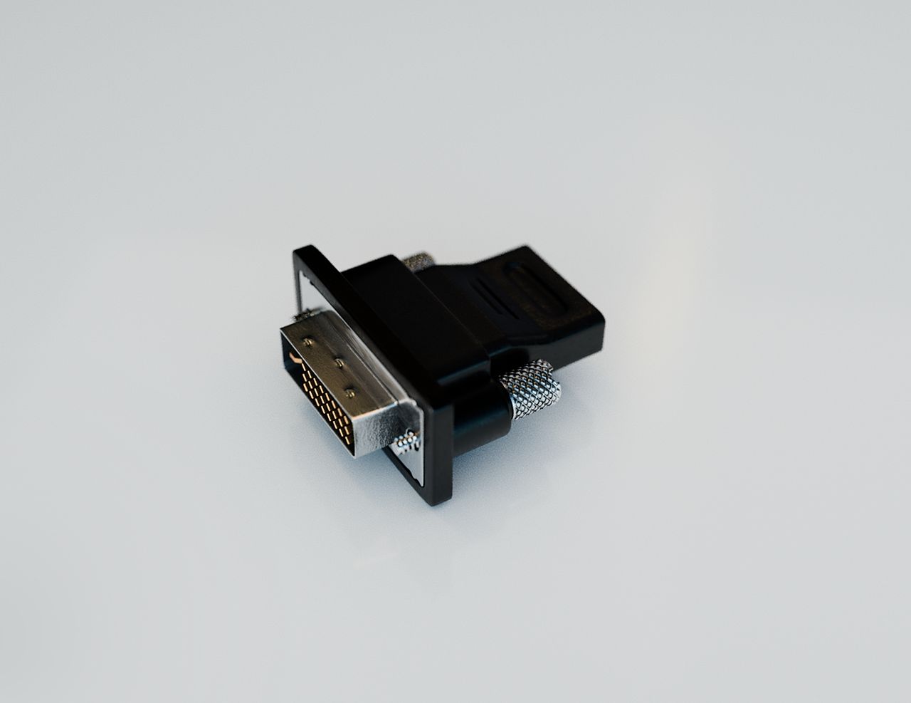 写实渲染 DVI插头（图ZMjMzMjczMDY4） - 机械/交通 - 站酷设计师AmberStone原创素材 - 站酷ZCOOL