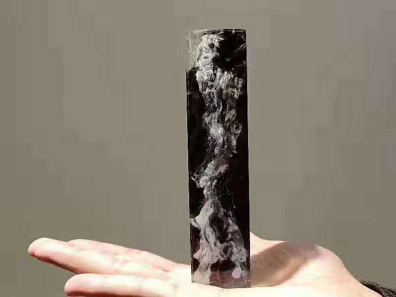 树脂与木雨雾山水镇尺（图ZMTQ2MzgwMTQ4） - 工艺品设计 - 站酷设计师妄想器原创素材 - 站酷ZCOOL