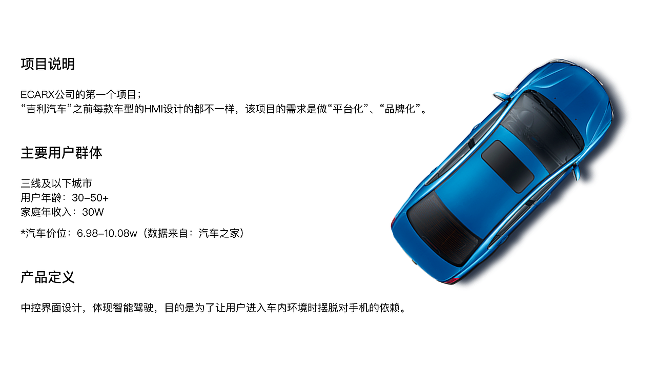 GEELY吉利帝豪百万纪念款HMI