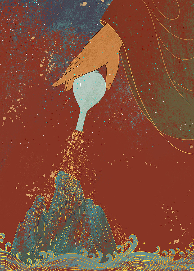 禅|插画|商业插画|点意 - 原创作品 - 站酷 (zcool)