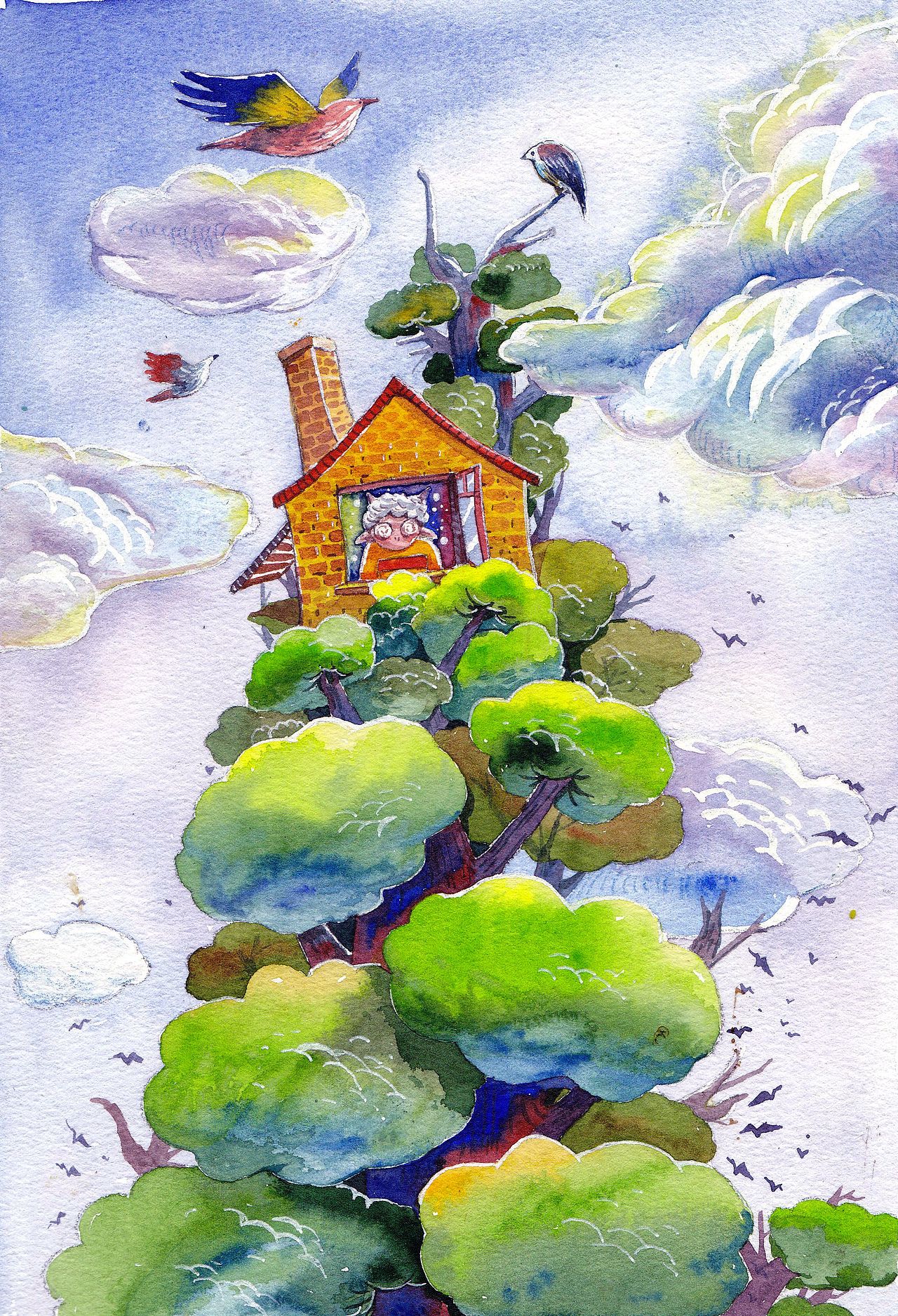 我与大树（图ZMTMwODIwMDY4） - 创作习作 - 站酷设计师一只羊cy原创素材 - 站酷ZCOOL