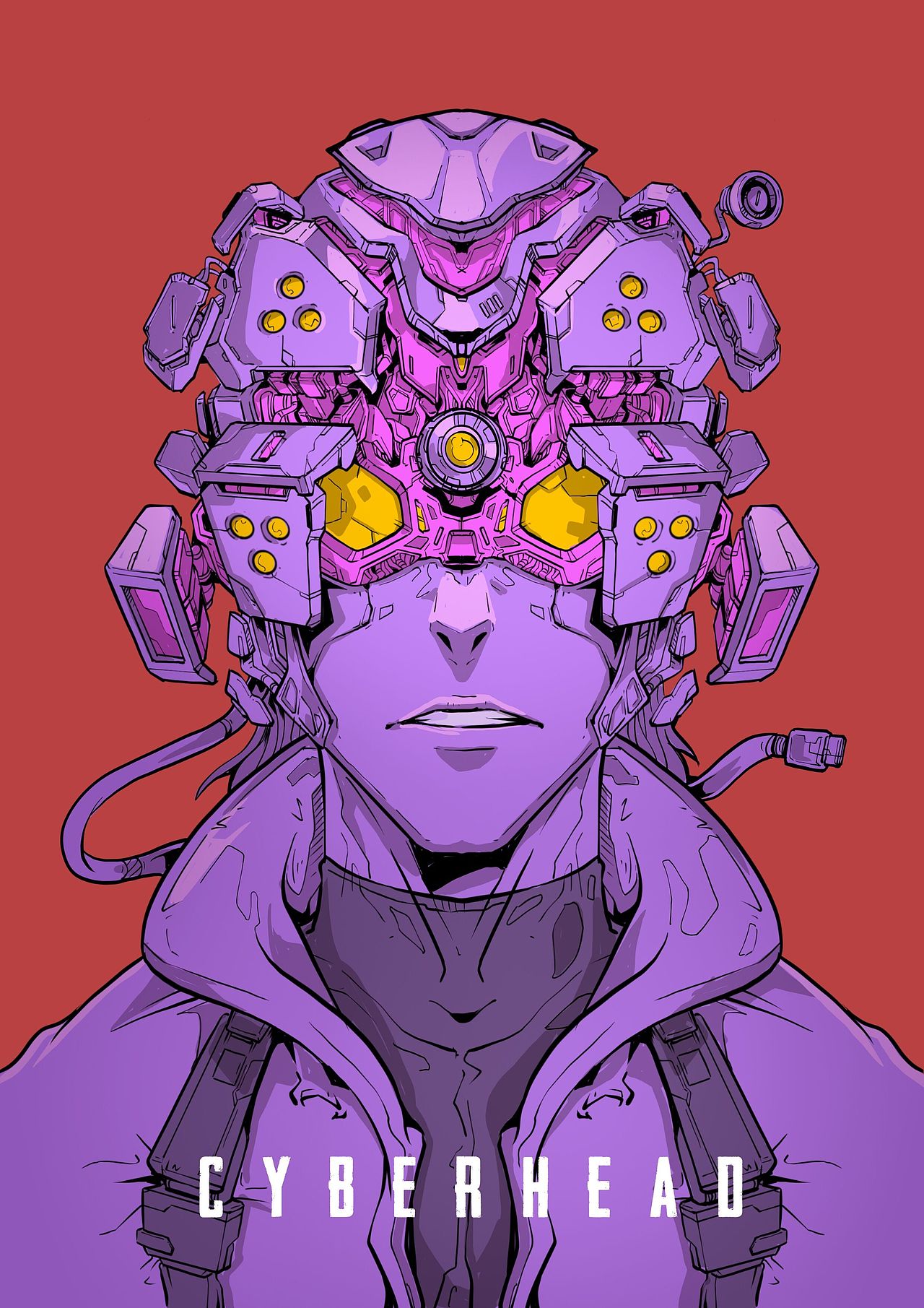 【日作团求生之旅】1月速涂练习CYBERHEAD（图ZMjQwOTM4NTQw） - 创作习作 - 站酷设计师史滂治原创素材 - 站酷ZCOOL