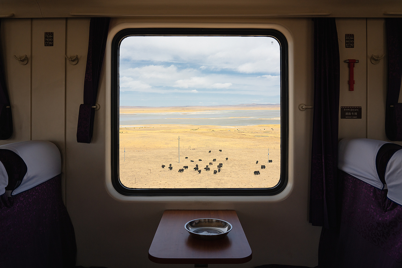 火车看中国#系列 - 青藏铁路的窗外风景
