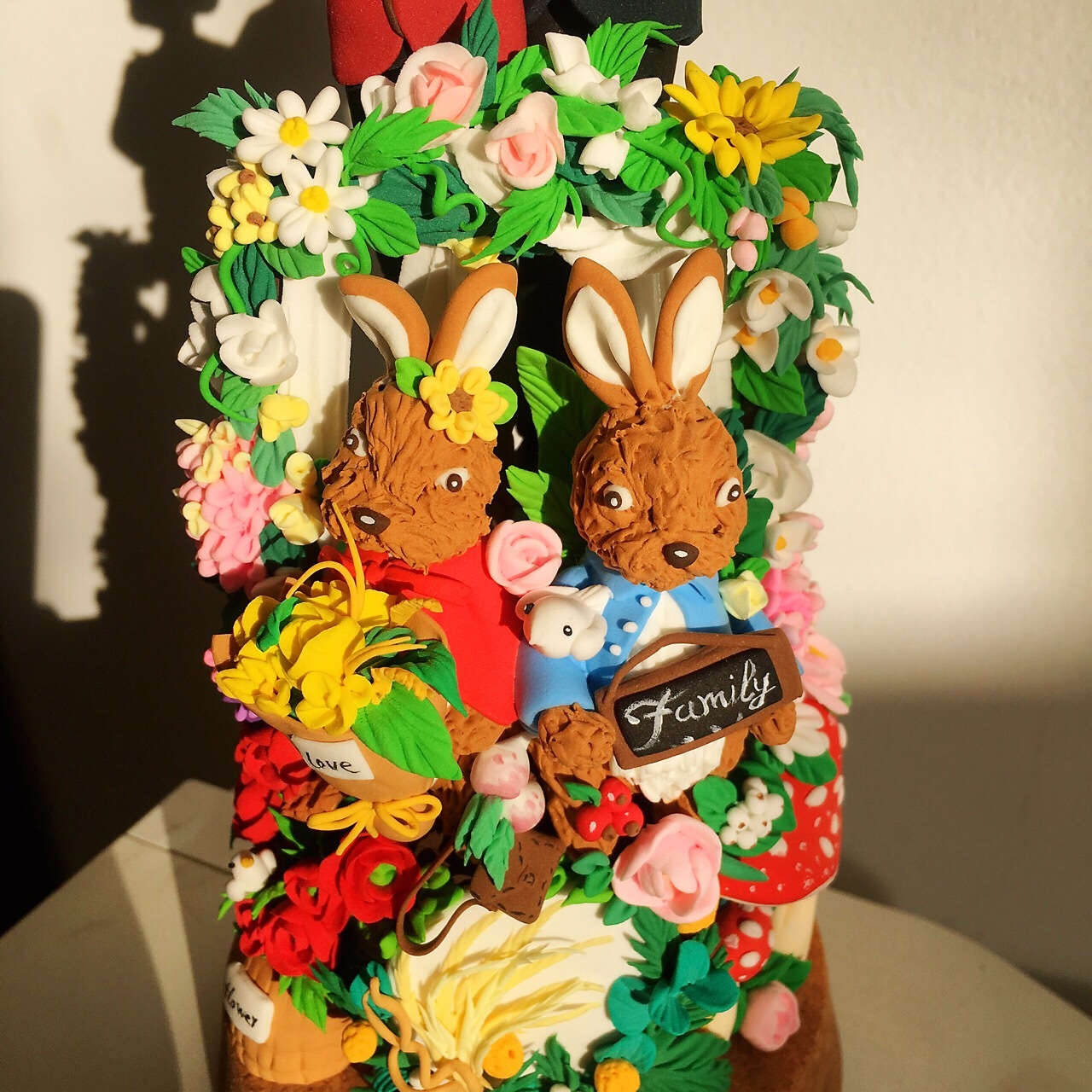 粘土人偶|手工艺|其他手工艺|柒目 - 原创作品 - 站酷 (zcool)