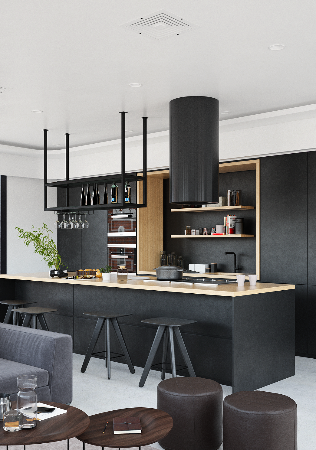 《reception room loft》（图ZMjA3OTIyNzg0） - 家装设计 - 站酷设计师风之云清原创素材 - 站酷ZCOOL