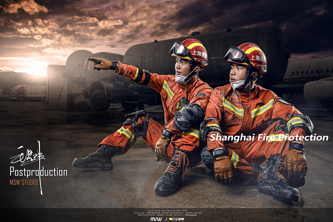 上海消防主题拍摄