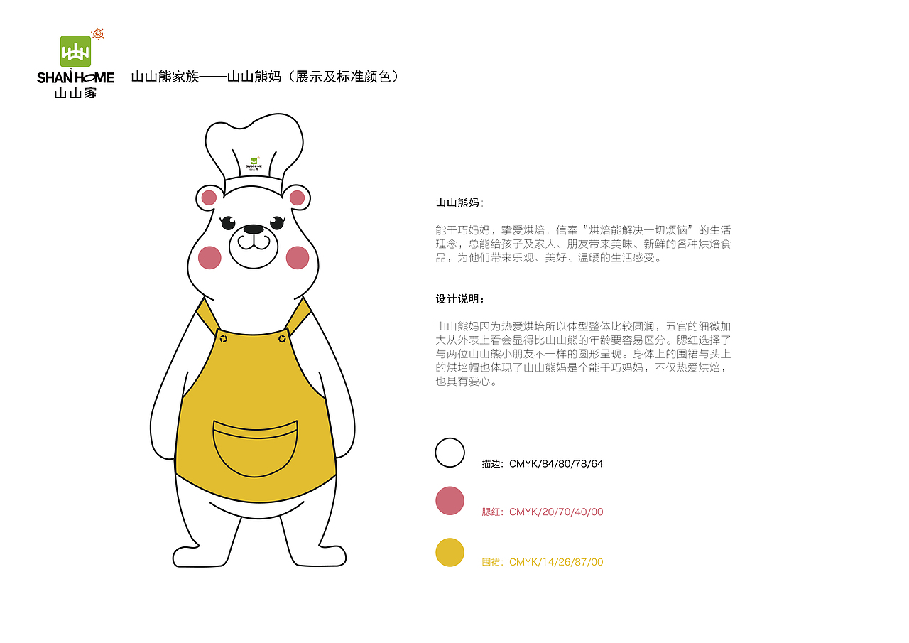 Ⅱ山山熊的一家-吉祥物设计（图ZMTE5NjY4MTk2） - IP形象 - 站酷设计师李聪明原创素材 - 站酷ZCOOL