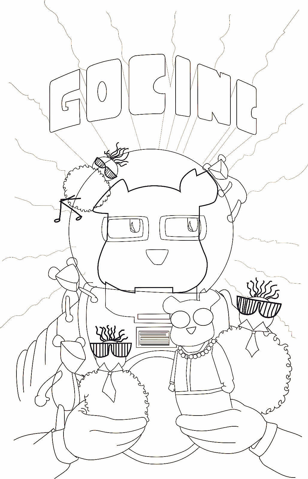 GOC小熊发布会海报设计