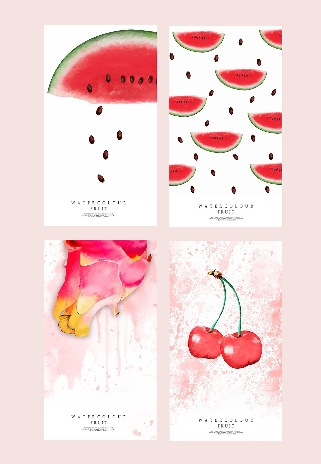 水果壁纸——水彩的结合（图ZNTQ4MDIzMDQ=） - 闪屏/壁纸 - 站酷设计师米修司原创素材 - 站酷ZCOOL