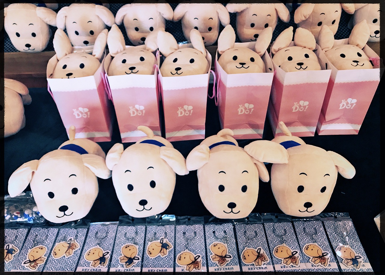 导盲犬周边义卖礼品——毛公仔