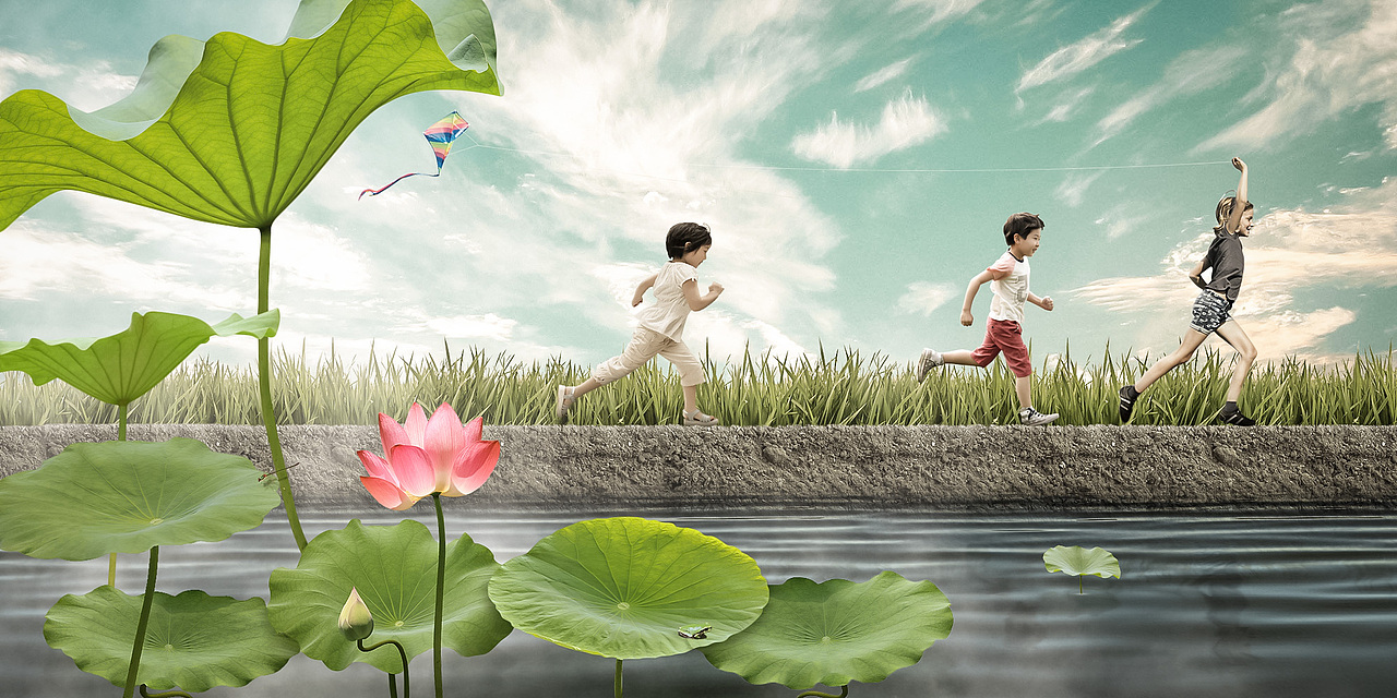 夏日合成海报（图ZMTE4NzI4MTAw） - 海报 - 站酷设计师SUYAN刘原创素材 - 站酷ZCOOL