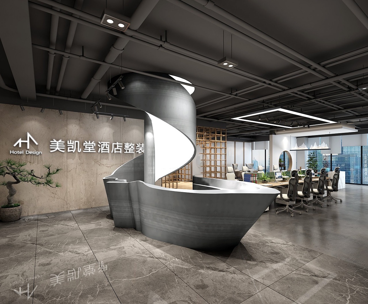 美凯堂酒店整装办公室
