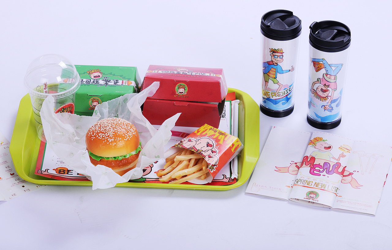 #青春答卷2014#毕业设计——奇可宝burgerchico快餐厅VI设计
