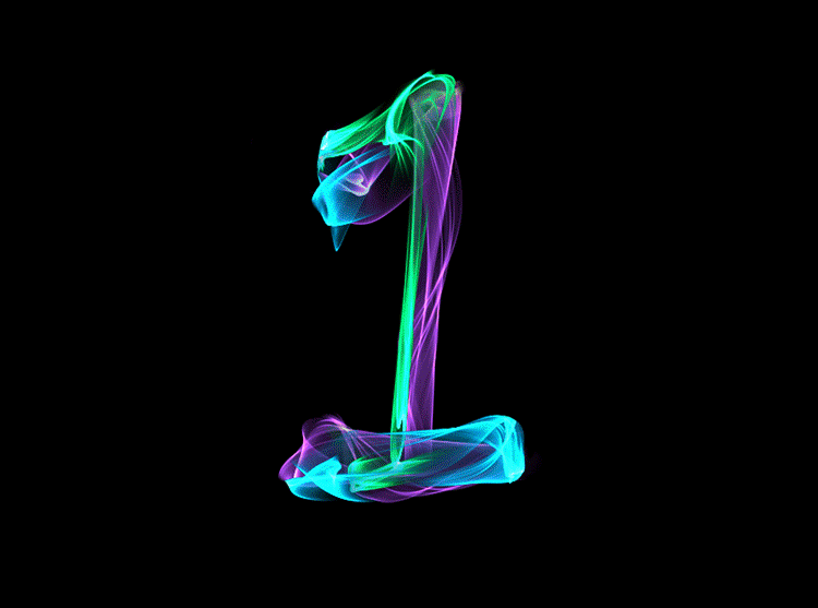 35天计划#光线科幻字体设计——The Miracle Of Light