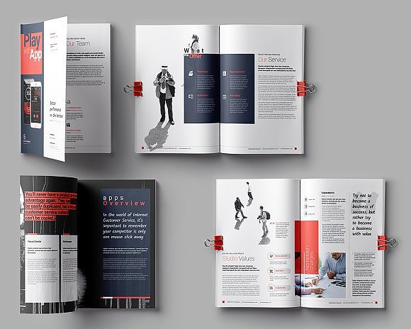 红色高端大气产品介绍画册模板（图ZODQzNzU2NTY=） - 书籍/画册 - 站酷设计师吾爱排版原创素材 - 站酷ZCOOL