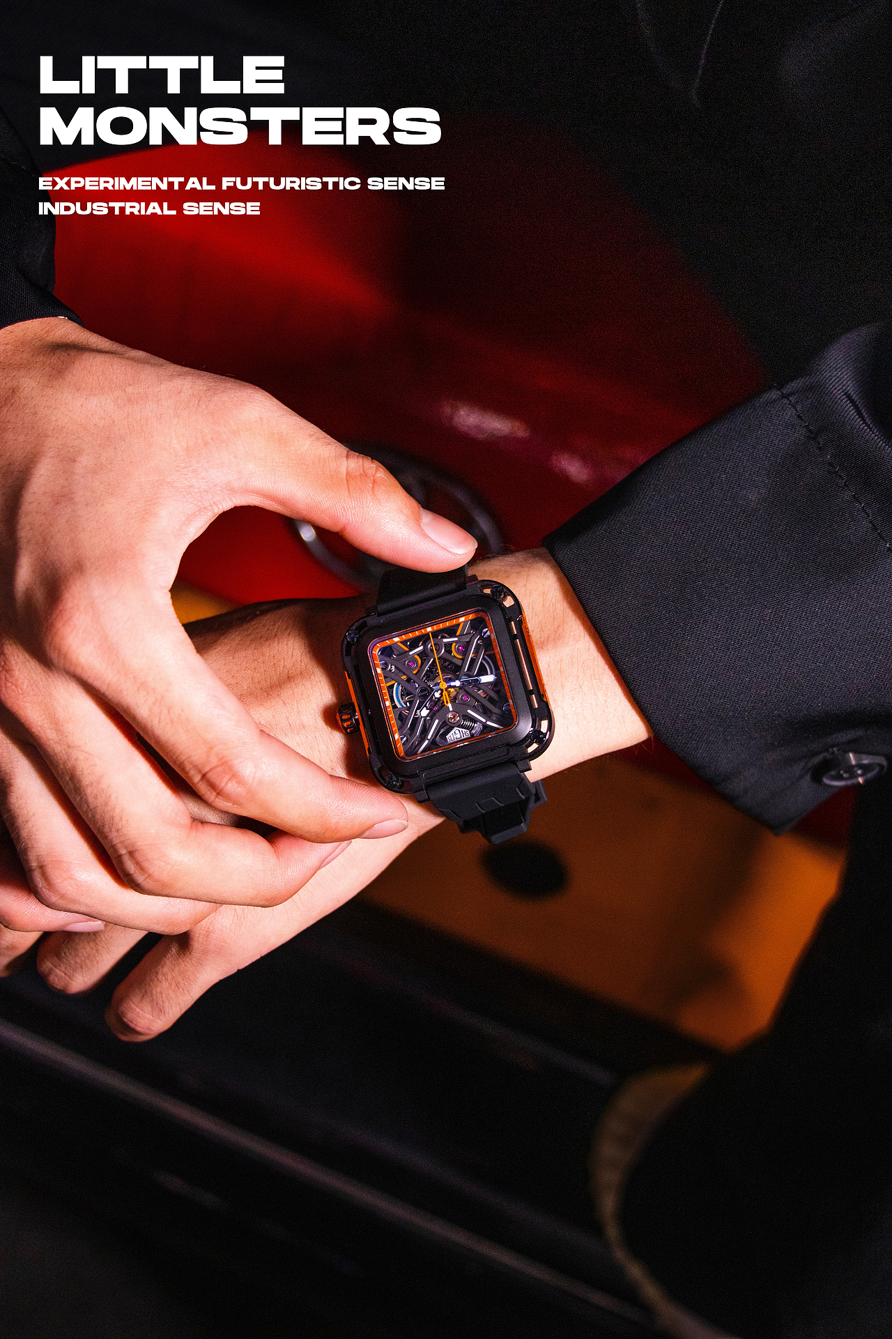 机械男士手表拍摄