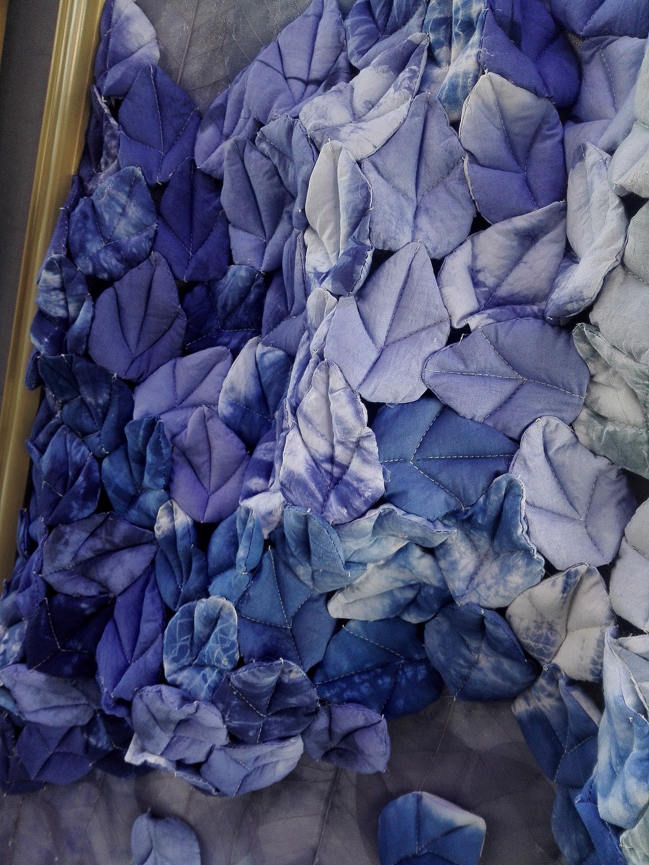 毕业设计作品《叶落蓝山》——纤维艺术设计