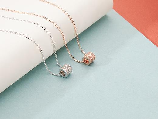 银饰品耳钉项链拍摄/电商静物产品