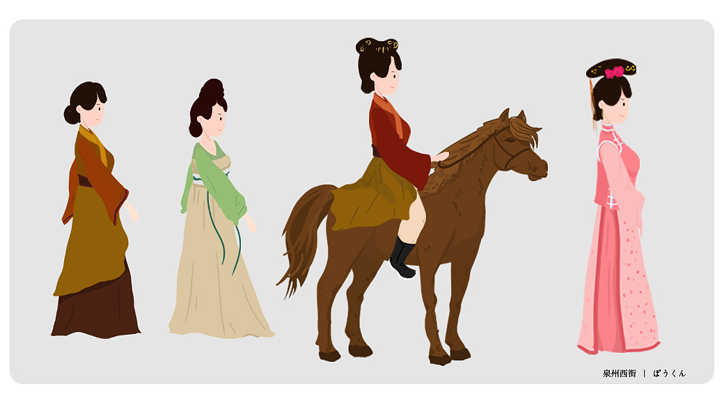 浪荡的小泉州 -（图ZODY3MDMxOTY=） - 商业插画 - 站酷设计师大大大大大大叶原创素材 - 站酷ZCOOL