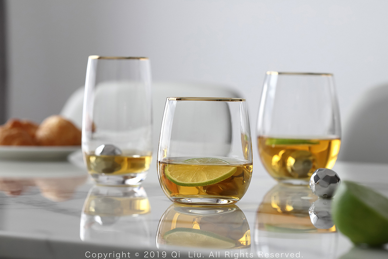 一组水杯产品拍摄 自然光拍摄