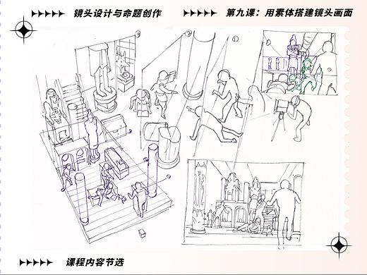 用素体搭建镜头画面#金政基2021必修课D内容节选