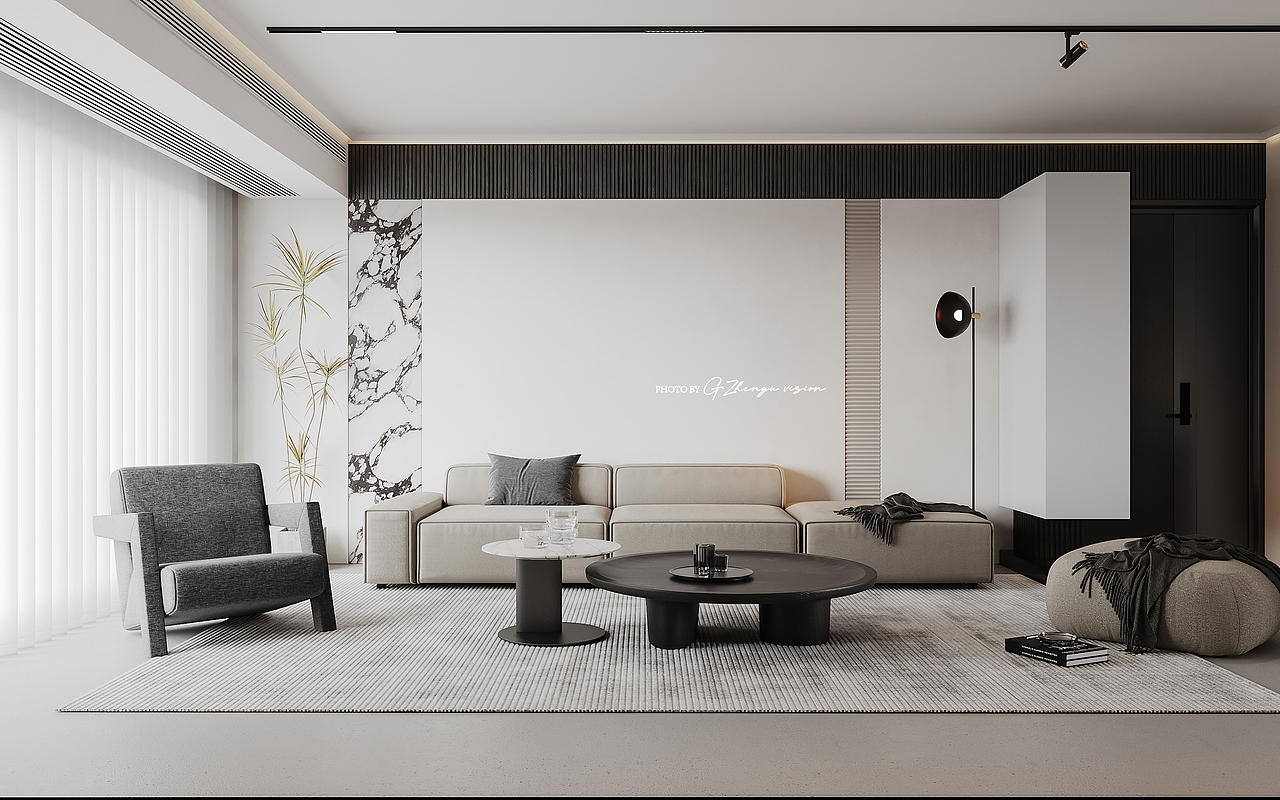 现代客餐厅（图ZMzQyMDE1OTU2） - 家装设计 - 站酷设计师天行者i原创素材 - 站酷ZCOOL