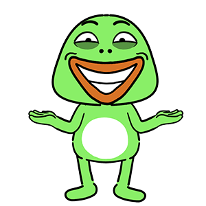 猫与熊 随薪所欲大嘴蛙 动态表情包 | 原创IP可授权