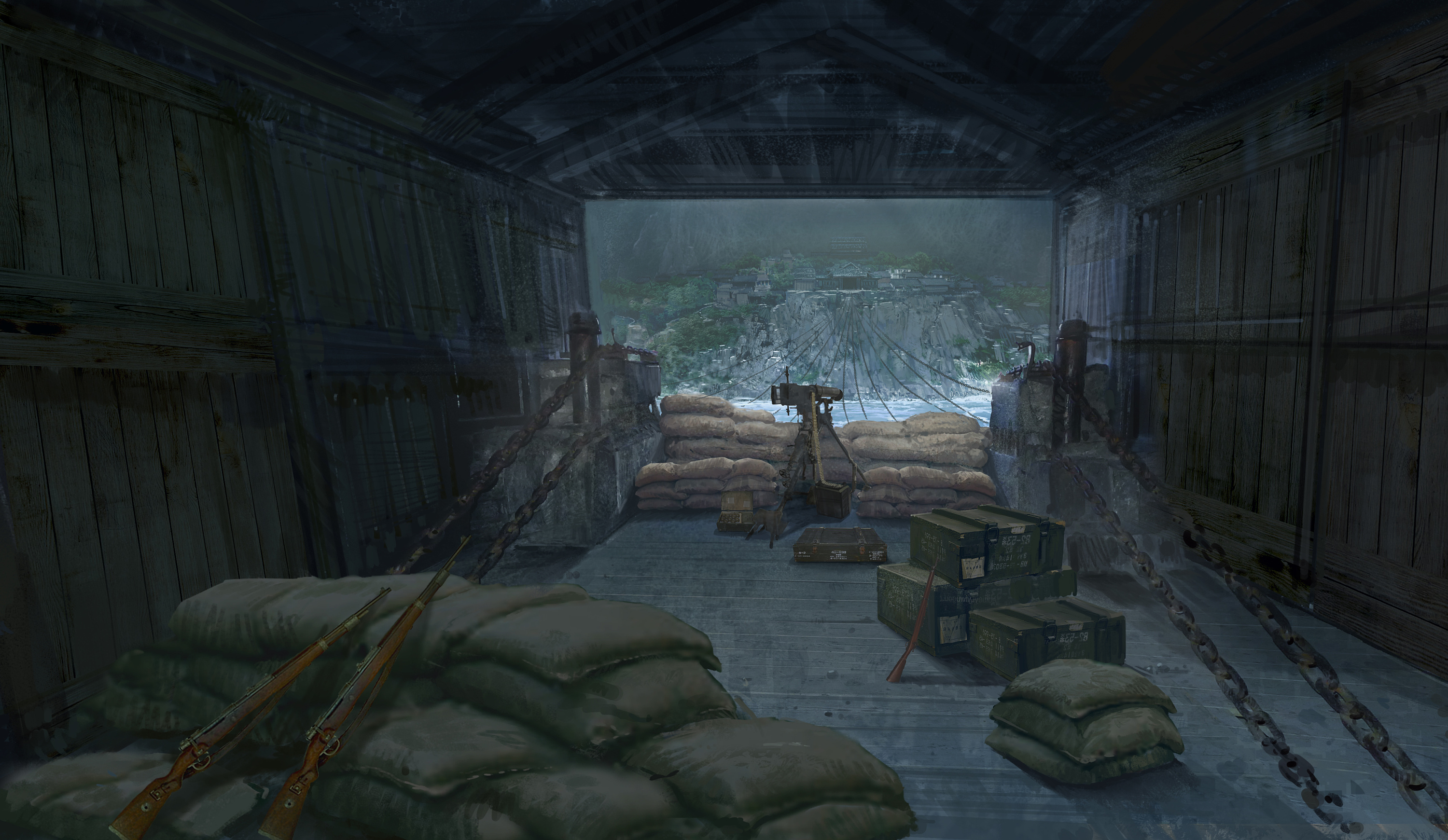 电影勇士气氛概念设计图