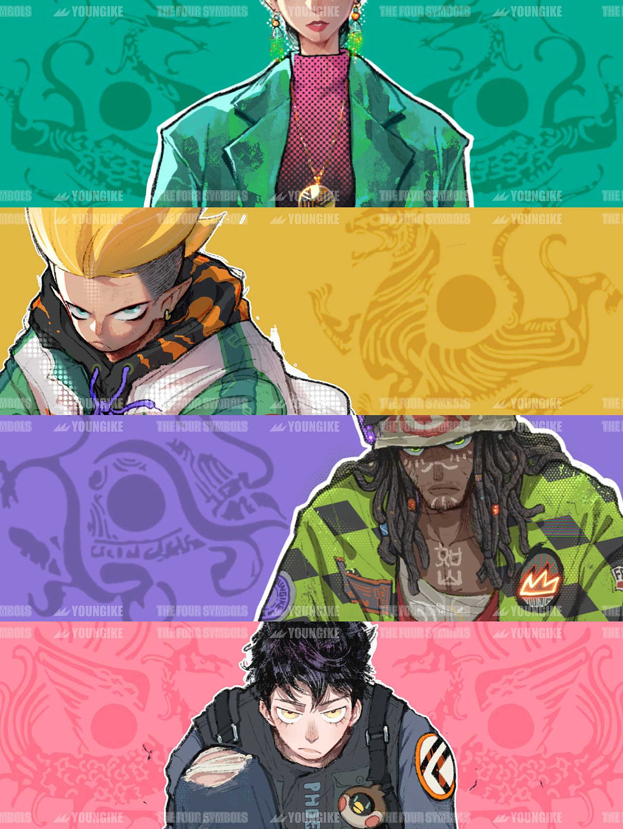 THE FOUR SYMBOLS ④ 四象（图ZMjI4ODE1NDI0） - 创作习作 - 站酷设计师YOUNGIKE原创素材 - 站酷ZCOOL