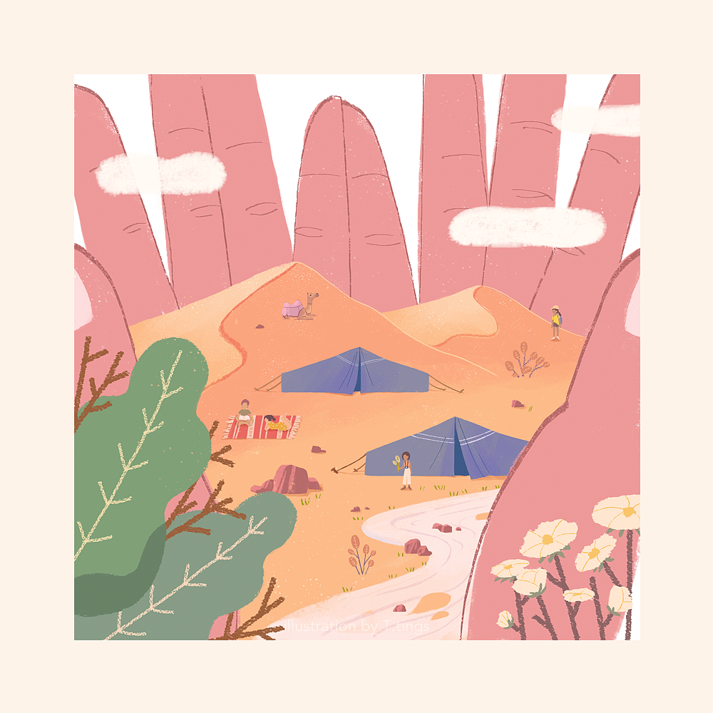 沙漠（图ZMjAyMTY5OTYw） - 创作习作 - 站酷设计师小耳朵_ting原创素材 - 站酷ZCOOL