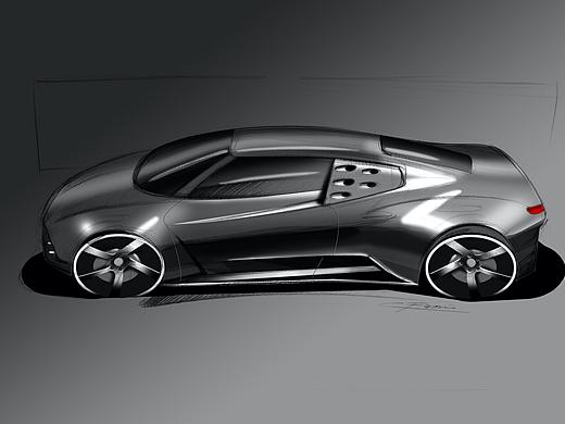 PS减淡工具和加深工具给sketch简单上色