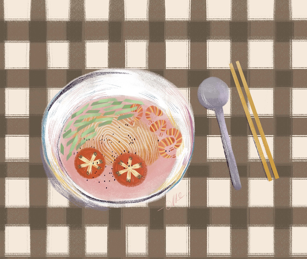 一人食 #3|插画|创作习作|olllie - 原创作品 - 站酷 (zcool)