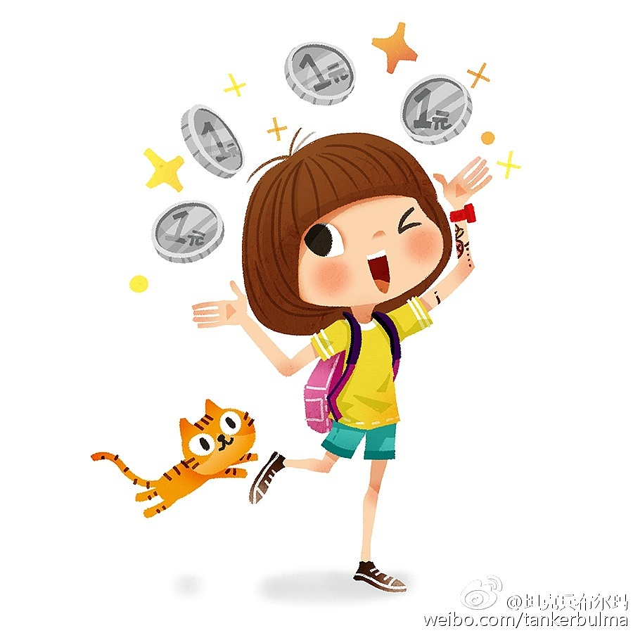 形象设计（图ZNDI3NTcyMDA=） - 商业插画 - 站酷设计师布尔玛插画原创素材 - 站酷ZCOOL