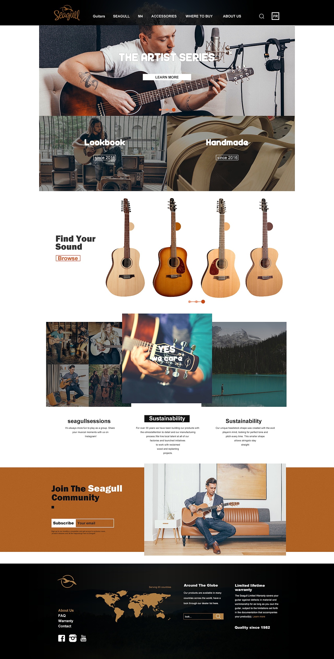 吉他网页·（图ZMTAwNDQwNzg0） - 企业官网 - 站酷设计师啵_biubiu原创素材 - 站酷ZCOOL