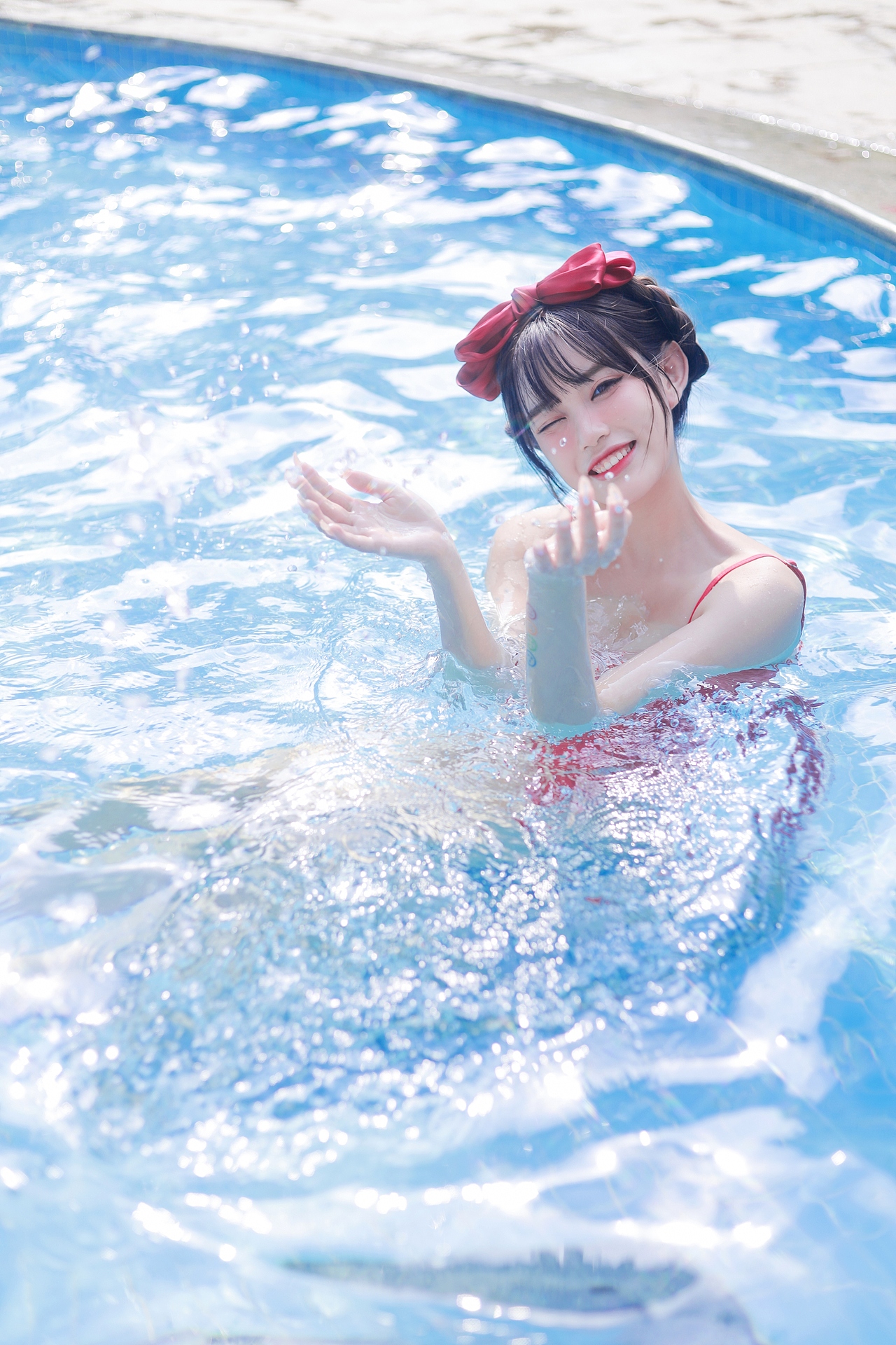属于你的夏天 日系泳池写真（图ZMjY0MzQ2OTAw） - 人像摄影 - 站酷设计师云间眠原创素材 - 站酷ZCOOL