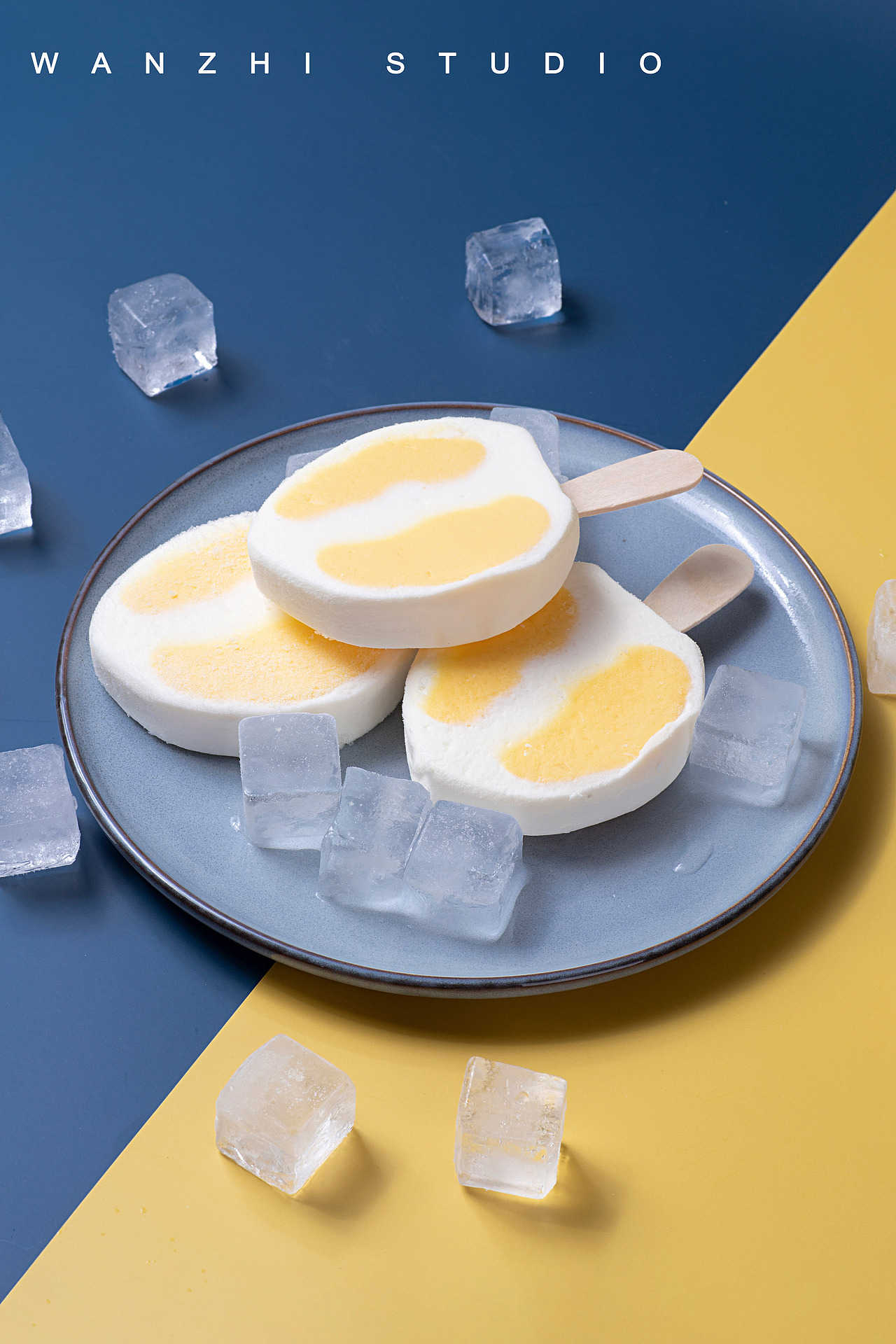 泰蓝冰激凌-榴莲芝士（图ZMjYwNDMxMzky） - 美食摄影 - 站酷设计师宛芝视觉原创素材 - 站酷ZCOOL