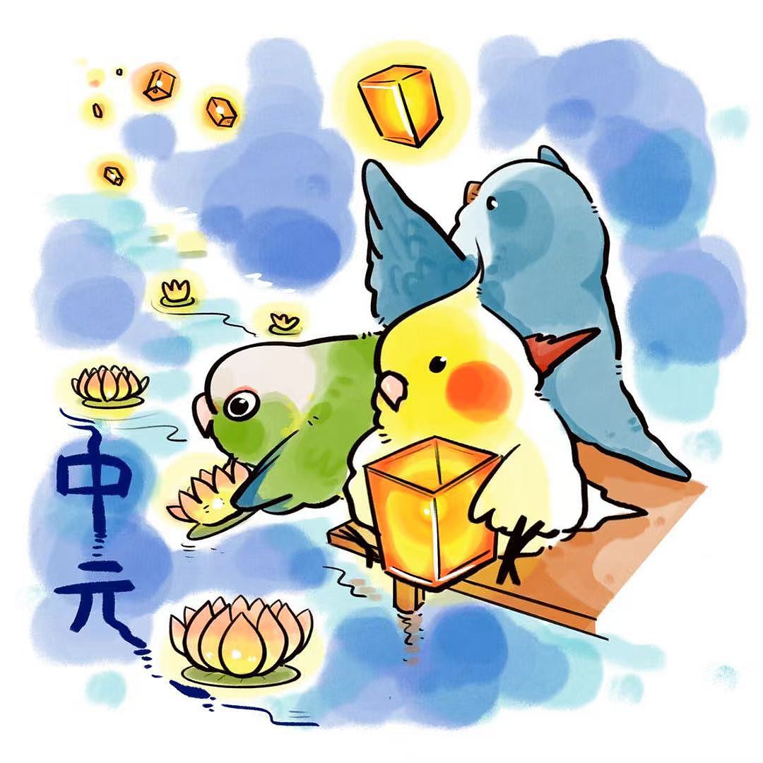 小鸟插画之中国传统节日（图ZMzc3MzgyNzc2） - 商业插画 - 站酷设计师是喳喳啊原创素材 - 站酷ZCOOL